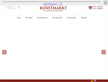 Tablet Screenshot of kunstmarkt-berlin.com